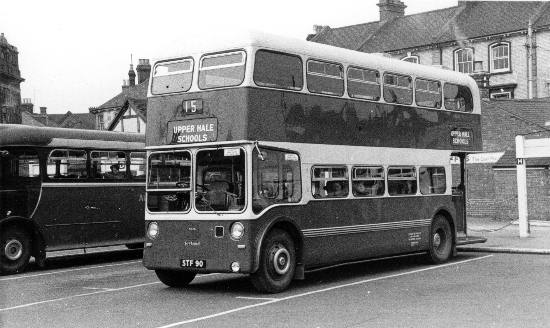 STF 90, a full fronted Leyland Lowbridge (1955)